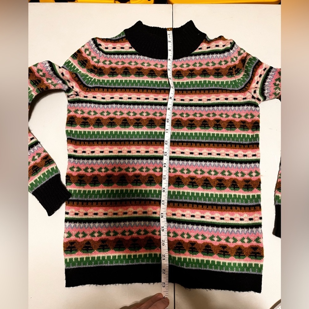 J. Crew Kris All Over Fair Isle Sweater XXS - Picture 8 of 9
